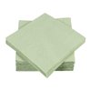 100 Pack Cocktail Napkin 2-Ply Dessert Napkins Folded 5 x 5 Inches Disposable Napkins for Dinner Wedding Birthday Party Bridal Anniversary Reception Event (100, Sage-Green)