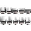 BUTITNOW 10 Pcs Hair Clipper Guards Guides 1/16" to 1" Lengths for All Wahl Clippers 79445/79524-3001/79608/ 79600-2101/79607/ 79434/79467/ 8500/79449/ 2000/9766/ 9591-2100, 08147, 08110, 08466