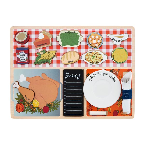 Mud Pie Kids Turkey Time Puzzle, 9" x 11 3/4"