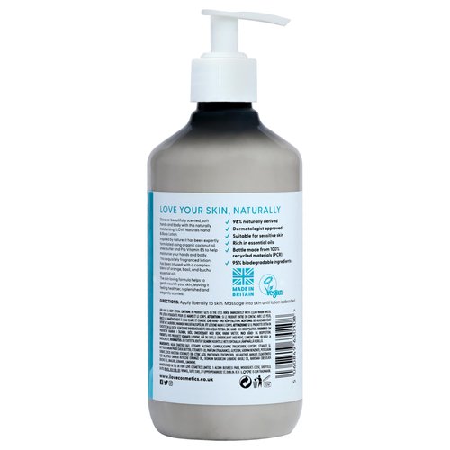 I Love Naturals Bergamot and Seaweed Hand and Body Lotion - Moisturizing Lotion for Dry Skin - Coconut Oil and Shea Butter Lotion - 16.9 oz