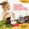 BeKnitting Pompom Craft Kit | Craft Supplies for Kids Age 5+ | Complete with Yarn & Pompom Makers| Gift Box | Knitting Toy Art