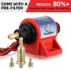 CarBole Micro Electric Gasoline Fuel Pump Universal 5/16 inch Inlet and Outlet 12V 1-2A 35GPH 4-7 P.S.I. Operating Fuel Pressure