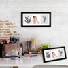 Baby Ink Hand and Footprint Kit, Newborn Handprint Photo Frame Kit with 2 Clean-Touch Ink Pad, Gender-Neutral Baby Keepsake, Baby Foot and Hand Mold Kit, Baby Nursery Décor for New and Expecting