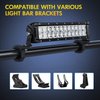 Nilight 2PCS Roll Bar Clamps Mounting Brackets LED Light Mount Clamps Tube Light Mounts Fit on 2.135" 2.25" 2.375" 2.5” Bull Bars Roof Racks Roll Cages for ATV UTV Truck, 2 Years Warranty