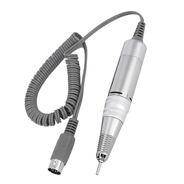 Nail File Electric Nail Cutter, 35000RPM Handpiece Replacement Handle Manicure Pedicure Nail Polish Cutter Handpiece for Professional Nail Polish Grinding Machine