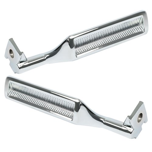 KUAFU Interior Inside Door Handle Compatible with 1987-1999 Ford F150 F250 F350 Bronco F53 F59 F800 Replacement for 77178 77177 Front/Rear Left Driver & Right Passenger Side - Silvery 2Pcs