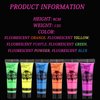 6 Pcs Glow in the Dark Body and Face Paint,Blacklight Neon Body Paints,Washable Quicker Dry Fluorescent Face & Body Makeup for Party Supplies