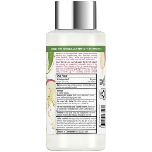 RE-fresh Scalp Care Anti-Dandruff Conditioner, Silicone-Free Apple Cider Vinegar + Itchy Relief for Irritated Scalp 13.5 fl oz - Pack of 1