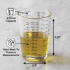Fox Run Brands 4-Ounce Mini Shot Glass Measuring Cup, 4 oz, Clear