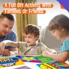 Foam Sticker Art Activity, 20 Animals with 1660 Foam Stickers in 10 Colors Fun with Foam DIY Activity Craft Kits Travel Game for Kids, Boys & Girls