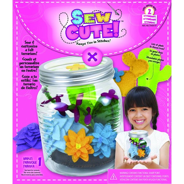 Colorbok Cute Terrarium Sewing Kit