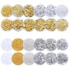 MEILINDS 36 Grids Nail Studs Gold Metal Nail Art Rivets Star Moon Beads 3D Nail Charms Rivet Punk Jewels Nail Art Supplies for Manicure DIY Nail Crafts Decoration 3 Boxes