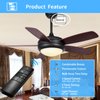 CENMING Universal Ceiling Fan Remote Control Kit Replacement for Hampton Bay Home Decorators Collection Hunter Harbor Breeze, 3-Speed Timer Light Dimmer Thermostatic for 2AAZPHD3/HD3 KUJCE10320/TR222A