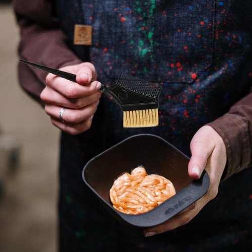 Angoily Hair Dye Brush, 3PCS Comb Hair Coloring Tools Color Brushes for Hair Stylist Hair Color Brush, Balayage Brush Salon Supply Rat Tail Combs Hairstyling Highlighting Tools