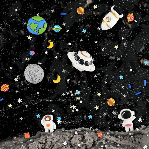 6 Packs Galaxy Slime Kit - Cloud Slime, Butter Slime & Clear Slime, Space Slime for Kids with Slime Add-ins, 360ml Slime Kit for Boys & Girls Birthday Halloween Christmas Easter Party Favors (Galaxy)