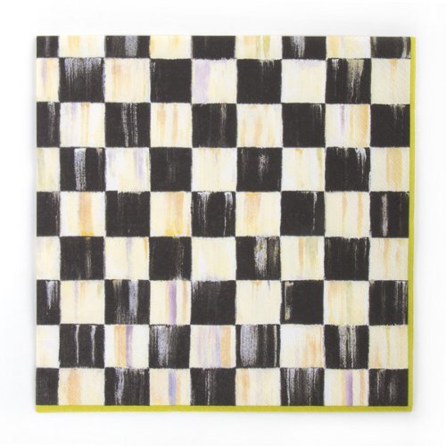 MacKenzie-Childs Courtly Check Paper Napkins - Dinner (8" sq. 20 per Pack)