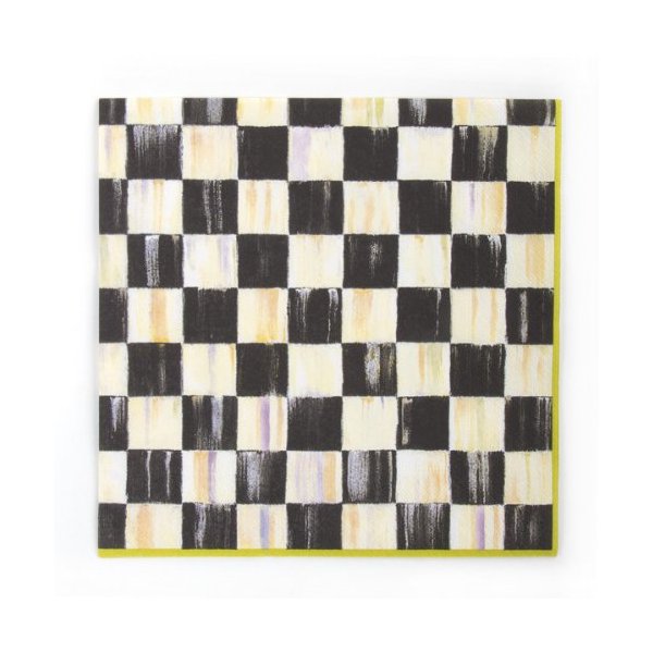 MacKenzie-Childs Courtly Check Paper Napkins - Dinner (8" sq. 20 per Pack)