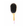 Swissco Smoothing Hair Brush 100% Boar Bristles (Purple & Tan)