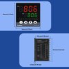 PID Temperature Controller, Coiliiot Voltage AC100-240V, LED Display, Relay & SSR Dual Output, One Alarm Output, PID Thermostat with K Thermocouple (96mm*96mm)