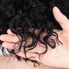 Fancy Hair Short Curly Human Hair Wigs For Black Women Side Part Pixie Cut Kinky Curly Wig Natural Black Deep Curly No Lace Front Brazilian Remy Human Hair Wig for Women Daily Use