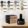 KAAL Hairline Powder Instantly Conceals Hair Loss, Root Touch Up Hair Powder, Hair Toppers for Women & Men, Eyebrows & Beard Line, Hair Fibers for Thinning Hair, Root Cover Up (Medium Brown)