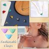ZYNERY Cute Magnetic Jewelry Clasps - Magnetic Necklace Clasps Closures - Magnetic Clasp Perfect for Jewelry Making & Necklaces & Bracelets - Unlock Elegance with 45 Pairs in 15 Colors
