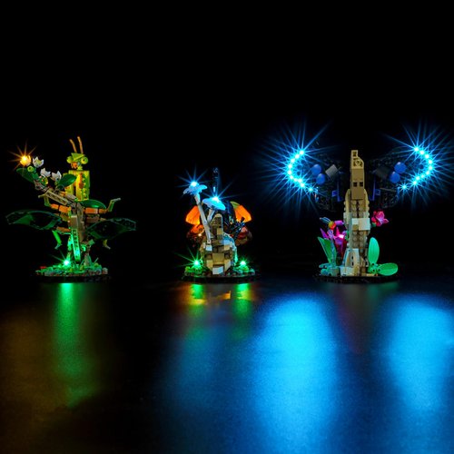 YEABRICKS LED Light for 21342 Ideas The Insect Collection Building Blocks Model (Building Set NOT Included)