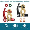 GEPHYNM 2 PCS Battery Terminals, Battery Terminal Connectors, Quick Release Battery Terminal, Car Battery Terminal