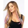 Clip In Color Strip Hair Extensions Color Berry Kiss - POP by Hairdo 18" Heat Friendly Synthetic Women's 1 Inch Wide Snap Clips Fun Colorful