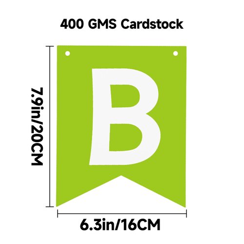 Green Happy Birthday Banner Birthday Party Banner NO DIY Happy Birthday Sign Pre-Strung Birthday Hanging Decoration for Women Men Girl Boy Birthday Party Supplies (Green)