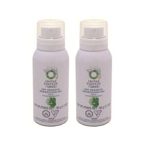 (2 Pack) Herbal Essences Naked Volume Refreshing Dry Shampoo, White Grapefruit & Mossa Mint, 1.7 Oz. Travel Sized Bottles, each
