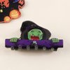 Halloween Hair Claw Clips Witch Hat Hair Clips Strong Non-Slip Hair Clips Green Purple Hair Accessories for Women Fun Hair Clip Claw Clips for Thick Thin Hair Styling Accessories 1Pcs (Witch Hat)