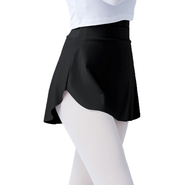 Daydance Black Women Ballet Skirts Pull On Bullet Point Skirts for Dance
