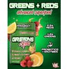 VMI Sports Greens + Reds Advanced Superfood Immunity and Gut Health | Enzymes & Probiotics | 30 Servings (Strawberry Kiwi)