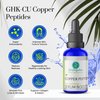 Skin Perfection Copper Peptides Serum for Face & Hair - Anti Aging Serum with GHK Copper Peptide for Fine Lines & Wrinkles - DIY Make Your Own Face & Hair Serum Mix with Any Skin Care Product 0.5oz