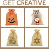 PH PandaHall 15 Color Burlap Gift Bags Packing Pouches Drawstring Bags 2.7x3.5'' Small Cloth Gift Bags Packing Storage Linen Jewelry Pouches for Wedding Party Shower Birthday Xmas Jewelry