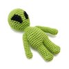 Cotton Crochet Squeaky Dog Toy - Alien