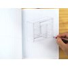 KOALA TOOLS | Isometric Graph Paper Notebook (1 Unit) | 7.5" x 9.75", 60 pp. - Kraft Cover Isometric Grid Drawing Pads - Suitable for Industrial, Architectural, Interior Design