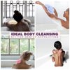 3 Pieces Exfoliating Washcloth Shower Towel African Net Sponge Japanese Wash Cloth Face Exfoliating Sponge Loofah Exfoliating Body Scrubber for Body Exfoliation