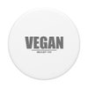 Vegan in grey bodybuilding fitness motivation gym vegan PopSockets Swappable PopGrip