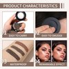 Waverloo Magic Root Cover Up, Waverlo Magic Root Cover Up, Waverly Magic Root Cover Up, 14 Colors Root Touch Up Powder with Mirror, Water Sweat Resistant (Dark Brown, 1PC)