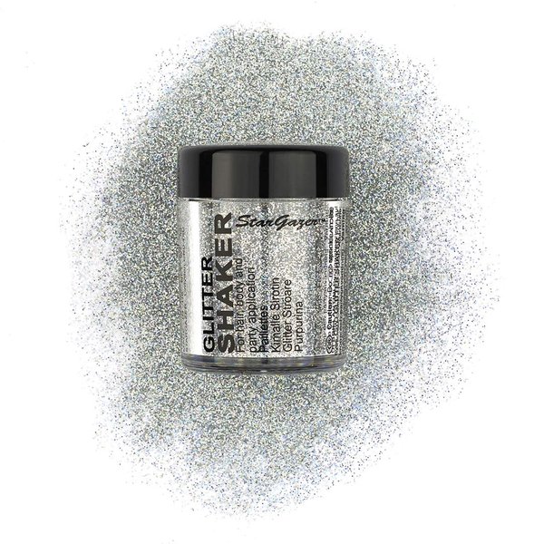 Stargazer Hologram Glitter Shaker (Silver)