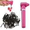 Tattoo Ink Mixer Machine Pigment Makeup Electric Eyebrow Nail Color Supply Tool Agitator Machine 100 Mixing Sticks Set-Rose