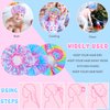 Shower Cap For Kids,3 Pcs Kids Girls Toddler Shower Cap, Reusable Plastic Rainbow Unicorn Shower Cap For Girls Adjustable Cute Mermaid Hair Cap Waterproof Childrens Women Head Cap For Hair