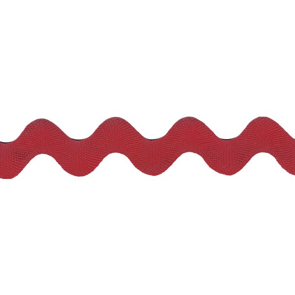 Wrights Products 186 2419-065 Polyester Rick Rack, 1-1/2-Inch by 15-Yard, Red