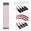 3-Pin RC Extension Cable Extension Cord Male to Famale Lead Extending Wire Set for Servo RC Planes Aircrafts and Cars System 5 Sizes 20PCS