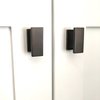 Southern Hills Oil Rubbed Bronze Cabinet Knobs, Pack of 5, Rectangle, Bronze Cabinet Pulls Handles, Cabinet Hardware, Cupboard Drawer Pulls SHKM001-ORB-5