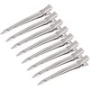Hicarer 3.5 inches Metal Curl Clips Duck Bill Sectioning Clips Alligator Hair Clips (24 Pieces)
