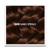 All About Curls 5WB Sable Spirals Permanent Hair Color (Prep + Protect Serum & Hair Dye for Curly Hair) - 100% Grey Coverage, Nourished & Radiant Curls