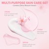 Skin Care Set for Women Girls, Cherry Blossoms Beauty Gift Sets for Intense Hydration, Face Skin Care Kit with Cleanser, Toner, Serum, Eye Cream, Face Cream - 8Pcs Skin Care Routine Kit